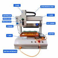 Robot de distribution de colle UV à 3 axes pour terminaux et connecteurs de faisceaux de câbles