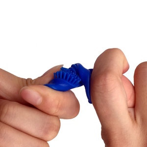 Cane Dito Spazzolino Da Denti Spazzolino Setole Spazzolini Da Denti Set con Molle Del <span class=keywords><strong>Silicone</strong></span> Dolce Pet Pulizia Dei Denti Spazzola per Cani Gatti Dental Care - Product Image 3