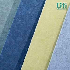 Paneles Acústicos <span class=keywords><strong>de</strong></span> PET Lisos Ignífugos Clase A ASTM E84, Paneles Acústicos <span class=keywords><strong>de</strong></span> Poliéster 100% Reciclado - Product Image 2