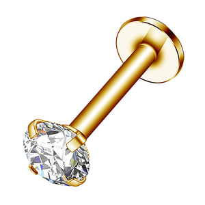 Labret-Anillo de labio de acero inoxidable de 16G, joyería para <span class=keywords><strong>Piercing</strong></span>, pendientes, Tragus, hélice, <span class=keywords><strong>Medusa</strong></span> - Product Image 5
