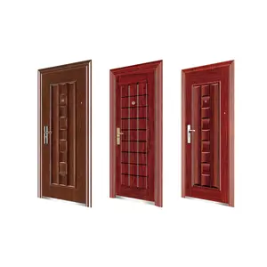 Metal Steel Door Factory Price Customized Design Security Entrance Door