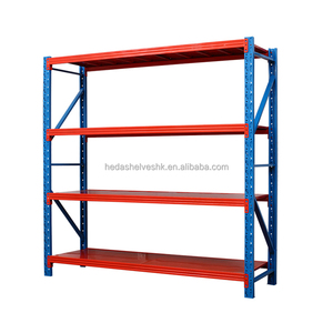 Sistemas de almacenamiento de almacén de 4 capas de largo alcance Estantes comerciales de acero de servicio medio para almacén Industrial usado - Product Image 5