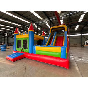 Inflatable lâu đài bouncy nóng bán lớn trẻ em nhảy Inflatable nhà bị trả lại chất lượng cao vật liệu PVC Inflatable lâu đài nhảy - Product Image 1