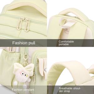 Tas pundak sekolah menengah, kapasitas besar untuk anak perempuan santai baru SD satu dua tiga enam kelas tas sekolah kartun - Product Image 4