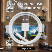 Meilleur prix 3.3ft/1m Charge rapide USB câble de données de charge rapide pour iPhone chargeur 2A de haute qualité