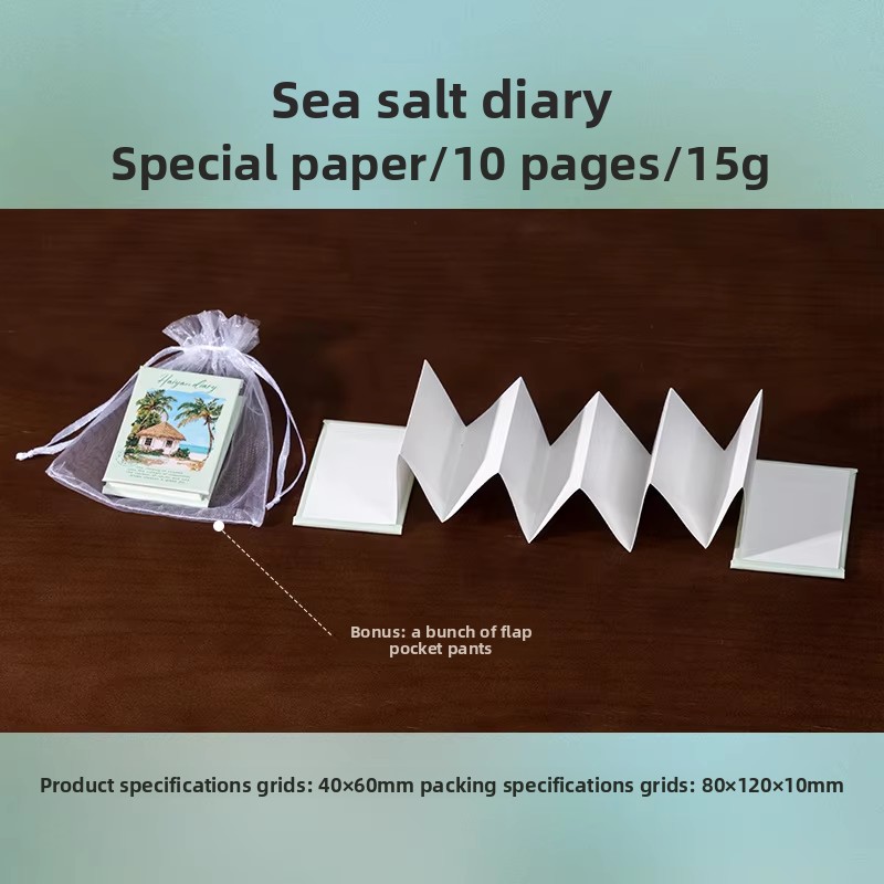 B Sea Salt Diary green