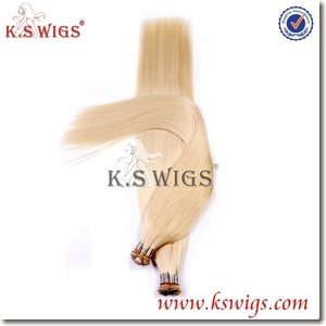 Extensiones de Cabello Humano Remy Chino 100% al por Mayor, Tejidas a Mano, Doble Trama, Suaves, Sin Caída, Color Claro, Liso Natural - Product Image 1