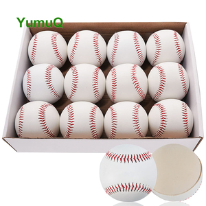 Yumuq 9 "Kích thước chính thức tổng hợp PVC PU lõi mềm đào tạo bóng chày quả bóng với biểu tượng tùy chỉnh - Product Image 1