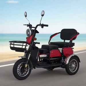 Skuter Mobilitas Listrik HLD 500W yang Praktis untuk Lansia, 4 Penumpang, Bodi Terbuka, Trike Listrik 3 Roda, Baterai 60V, Jarak Tempuh 30-50km - Product Image 1