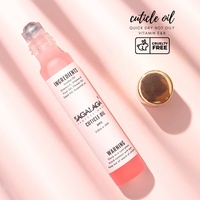 SAGALAGA Huile à cuticules roll-on 10ml Jojoba Vitamine E Parfum Fruité Soin des Ongles Portable Étiquette Personnalisée OEM Vente en Gros Stock Prêt
