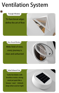 เต็นท์โดมทรงจีโอเดสิกสำหรับตั้งแคมป์กลางแจ้งแบบหรูหราสไตล์อิกลู พร้อมห้องน้ำ ผ้าใบ PVC และโครงเหล็ก สำหรับสวน - Product Image 4