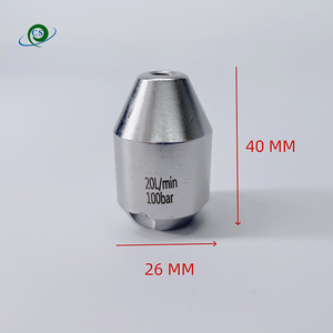 1/4 Buchse 80-150 bar SS Rohr kanal Jetter Rotierende Reinigung 20L Hochdruck reiniger Kanal düse zum Entsperren von Abwasser rohren - Product Image 3