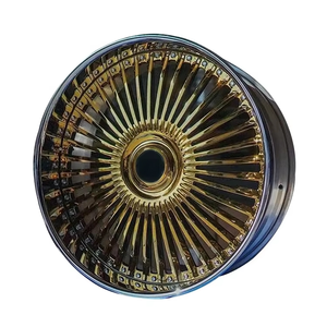 Ruedas de alambre cromadas DEONEO IATF16949 DOT para <span class=keywords><strong>Cadillac</strong></span> Chrys de 14, 15, 16, 17 y 18 pulgadas, también para otros <span class=keywords><strong>coches</strong></span> clásicos y <span class=keywords><strong>antiguos</strong></span>. - Product Image 5
