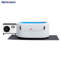 Nouveau Design baignoire gonflable froide, bain à remous Combo Ultra-Portable, bain de Spa plongeant