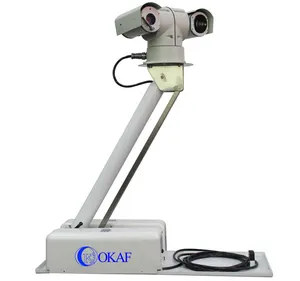 Kamera Laser PTZ Penglihatan Malam Jarak Jauh 500M Kamera CCTV Inframerah IR 1080P Definisi Tinggi