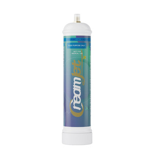 CreamJet USA Stock Food Grade Whipped Cream Gas Tank High Pressure N2/CO2 Dessert <b>Tools</b> Gas Cylinder - Product Image 2