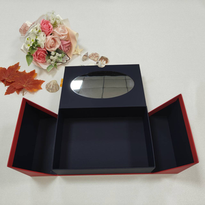 صندوق صلب قابل للطي مصنوع من الورق المقوى المعاد تدويره بلون رمادي مع طلاء مطفي، مخصص بأحجام مختلفة للهدايا والحرف اليدوية - Product Image 3