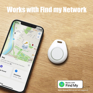 Microseeker Kayıp Önleyici Cihaz Konum Belirleme Gerçek Zamanlı İzleme Mini Etiket IOS ile Çalışır Bulucu Çanta İzleyici Anahtar Bulucu - Product Image 3