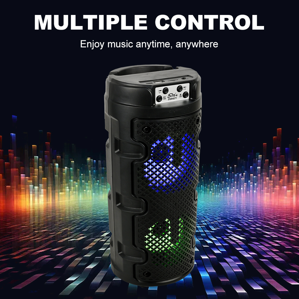 SING-E ZQS4271 Dual 4 Inch Wireless BT 5.0 Party Speaker