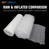 Rouleau de film à bulles d'air, largeur personnalisée 20cm 30cm 40cm 60cm, HDPE 300m, épaisseur personnalisée 15-32µm, plusieurs références, direct usine