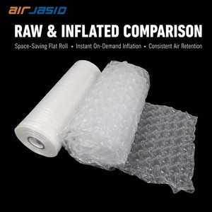 Wholesale <strong>Bubble</strong> Roll Shipping Air <strong>Bubble</strong> Plastic Roll Inflatable Air Pouch Cushion Film Roll Air <strong>Bubble</strong> - Product Image 1