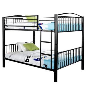 เตียงสองชั้นเหล็กดีไซน์ทันสมัย โครงเหล็กสำหรับใช้งานเชิงพาณิชย์ - Product Image 1