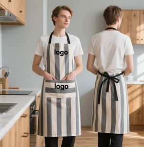 Adjustable Women's <b>Aprons</b> <b>Waterproof</b> with 2 Pockets Oil and Water Resistant Smock for Kitchen Cooking - Product Image 2