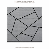 Panneaux acoustiques en fibre de polyester 3D, panneaux muraux insonorisants, ignifuges et imperméables pour chambre à coucher, salon, hôtel et salle à manger