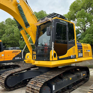 Máquina de construcción usada Komatsu PC200 Digger 20Ton Medium Crawler Excavator a la venta - Product Image 1