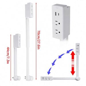 Đa cắm Outlet Extender tường Outlet Extender Ổ cắm điện Expander điện xoay Outlet Expander để sử dụng phía sau ghế - Product Image 3