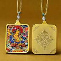 Thangka doré peint à la main, huit divinités gardiennes, cartes de sagesse, statue de Bouddha en acier titane, ornements personnalisés