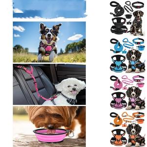 Arnés Reversible para perros de pecho de doble cara, malla de impresión de poliéster personalizada, arnés táctico para mascotas, <span class=keywords><strong>Collar</strong></span> y Correa, bolsa para caca, Bandana - Product Image 2