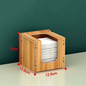 Caja de pañuelos con logotipo de marca personalizado, vasos, pajitas, servilletas, Caddy de madera, barra, pajitas, servilletas, Caddy para Killian's Castel Group - Product Image 6