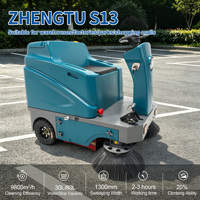 Balayeuse industrielle électrique autoportée à eau froide pour usines, entrepôts et zones urbaines – Machine de balayage promotionnelle