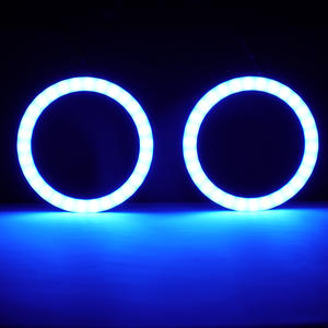 New Flow Series <span class=keywords><strong>Angel</strong></span> <span class=keywords><strong>Eyes</strong></span> RGBW LED Halo Rings Rénovation automobile avec revêtement blanc 6000k - Product Image 4