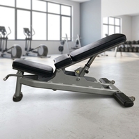 Bangku Dumbbell Adjustable Heavy-Duty, Dapat Disesuaikan Menjadi Incline, Decline, dan Flat Bench, Super Benchl, Peralatan Latihan Gym di Rumah