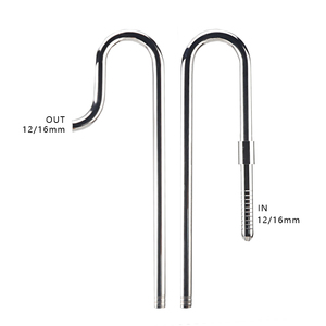 Lelie Pijp Uitstroom Letflow <span class=keywords><strong>Aquarium</strong></span> Fish Kom Aquatic Water Filter Lily Pijp Roestvrij Staal Water Filter Pijp - Product Image 2