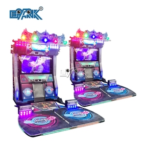 Jeu de révolution de danse de machine d'arcade à jetons de danse folle avec composants en bois en plastique en métal-à vendre - Product Image 3