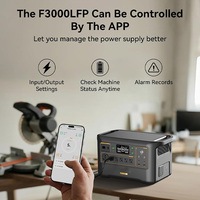 Générateur Solaire LiFePO4 3600W 3072Wh avec Fonction UPS 120V 60Hz, Alimentation d'Urgence Rechargeable pour Camping-Car et Maison, Vente en Gros