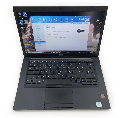Used for D-ell Latitude 7480 14.1 Inch Business Laptop with Intel I5-6300U 16GB RAM 256GB SSD 512GB 1TB Storage Options