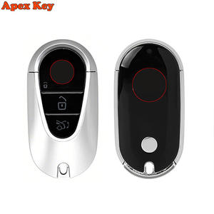 เคสอะลูมิเนียมอัลลอยคุณภาพสูง 3 ปุ่ม สำหรับรีโมทคอนโทรลรถยนต์เมอร์เซเดส-เบนซ์ รุ่นใหม่ C260L E300L  พร้อมเปลือกเปลี่ยนสำหรับกุญแจสมาร์ทการ์ด - Product Image 1