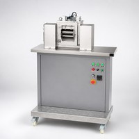 Machine de granulation de plastique de laboratoire, broyeur à deux rouleaux, mélangeur de composés PVC PE PP, granulation, chauffage électrique, CE ISO