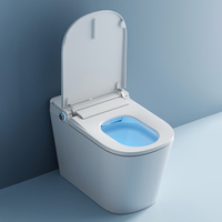 Vente en gros de toilettes intelligentes monobloc à poser au sol, WC électrique intelligent pour les distributeurs d'articles sanitaires