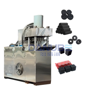 Machine à fabriquer des briquettes de charbon de chicha en forme de cube, hexagone et carré - Product Image 1