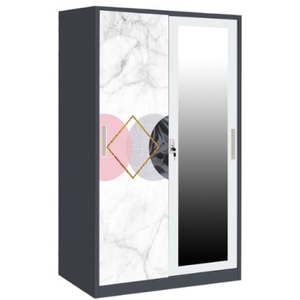 Armoire et placard en acier de haute qualité avec fonctionnalités d'almira et miroir - Product Image 3