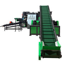 Granulateur de câbles en cuivre haute puissance V-S35 avec séparation magnétique et pré-broyage 600-800 kg/h