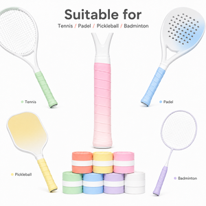 Overgrip Personalizado con Logotipo para Bádminton, Pickleball, Tenis y Pádel, Nivel Profesional, PU Absorbente de Sudor, Antideslizante, Suave, para Empuñadura de Raqueta - Product Image 4