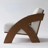 Canapé sectionnel en bois massif au design nordique de luxe avec coussins garnis d'éponge pour la maison, l'hôtellerie et les réceptions de club