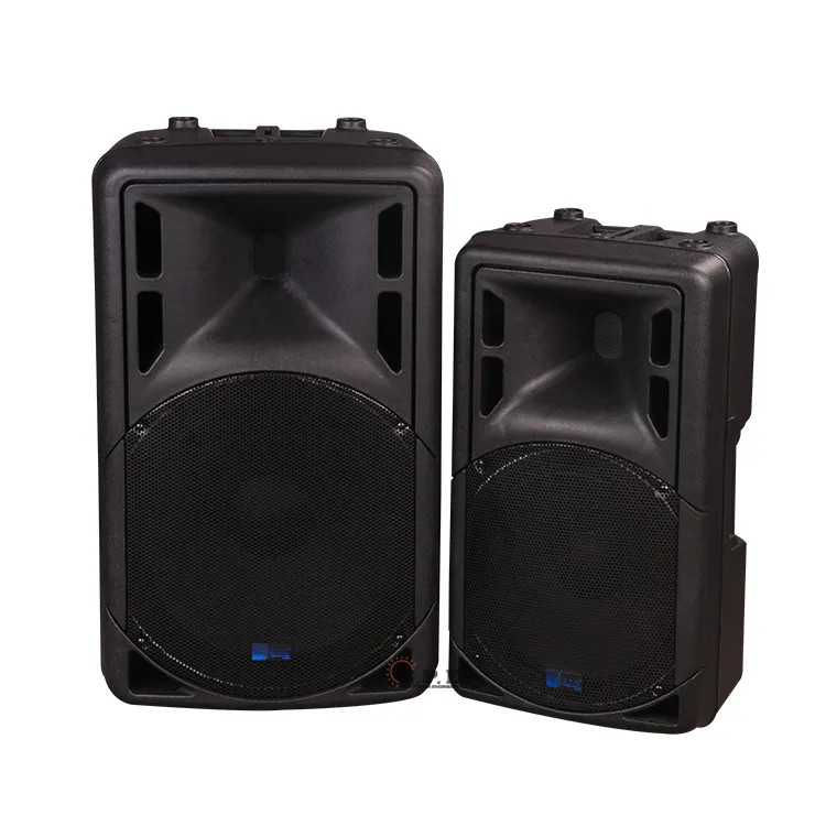 SPE Producto popular sonido de la naturaleza de gabinete de plástico con amplificador panel 12 pulgadas sonido activo altavoz para eventos corporativos