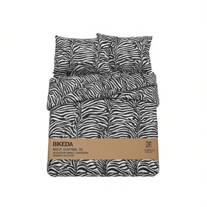 Juego de Sábanas ZEBRATO 100% Algodón Italiano, Tamaño King, Diseño con Estampado de Cebra - Product Image 3